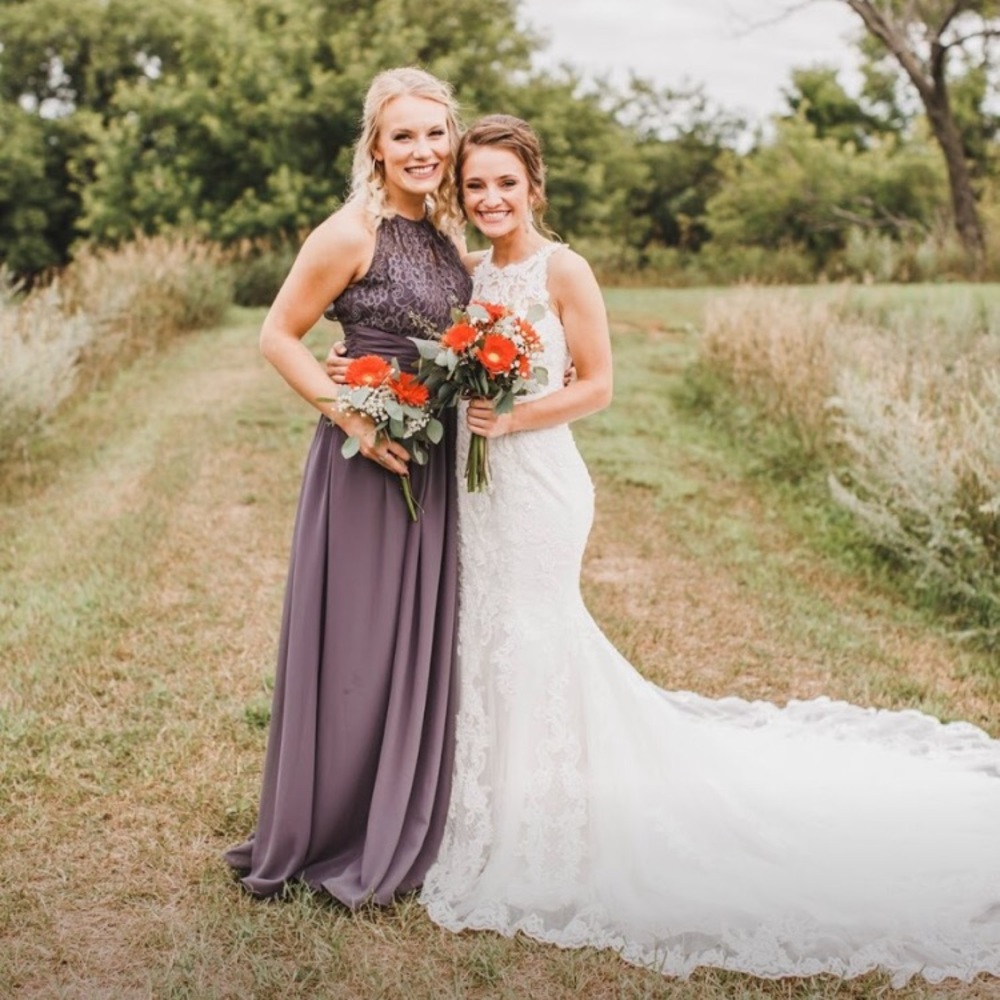 Grey Bridesmaid Dress